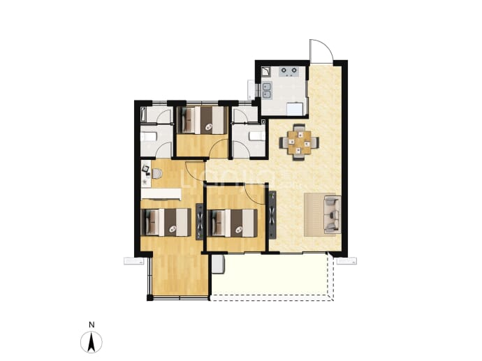 建发·五象和悦--建面 89m²