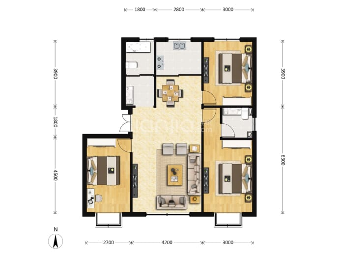 绿洲府--建面 112m²