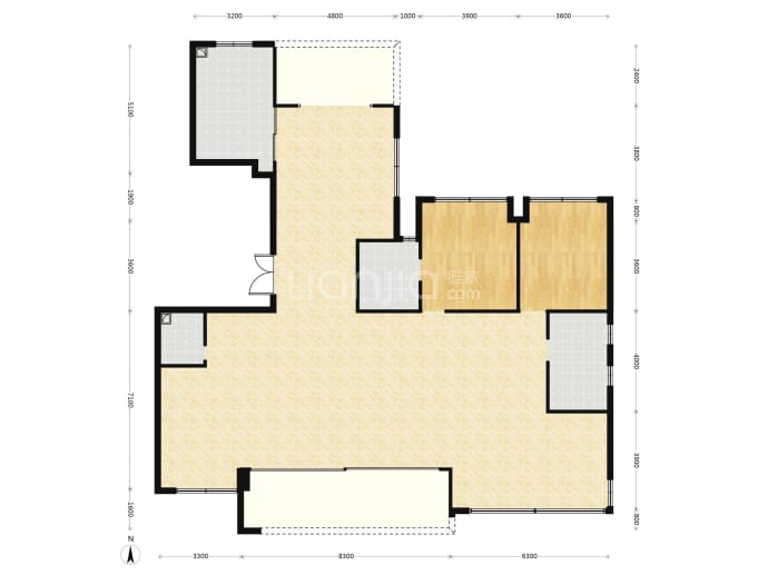 鲁能星城外滩--建面 267.26m²