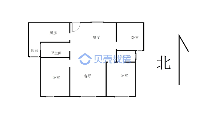 房子是单位家属楼，还没办证。需要全款。-户型图