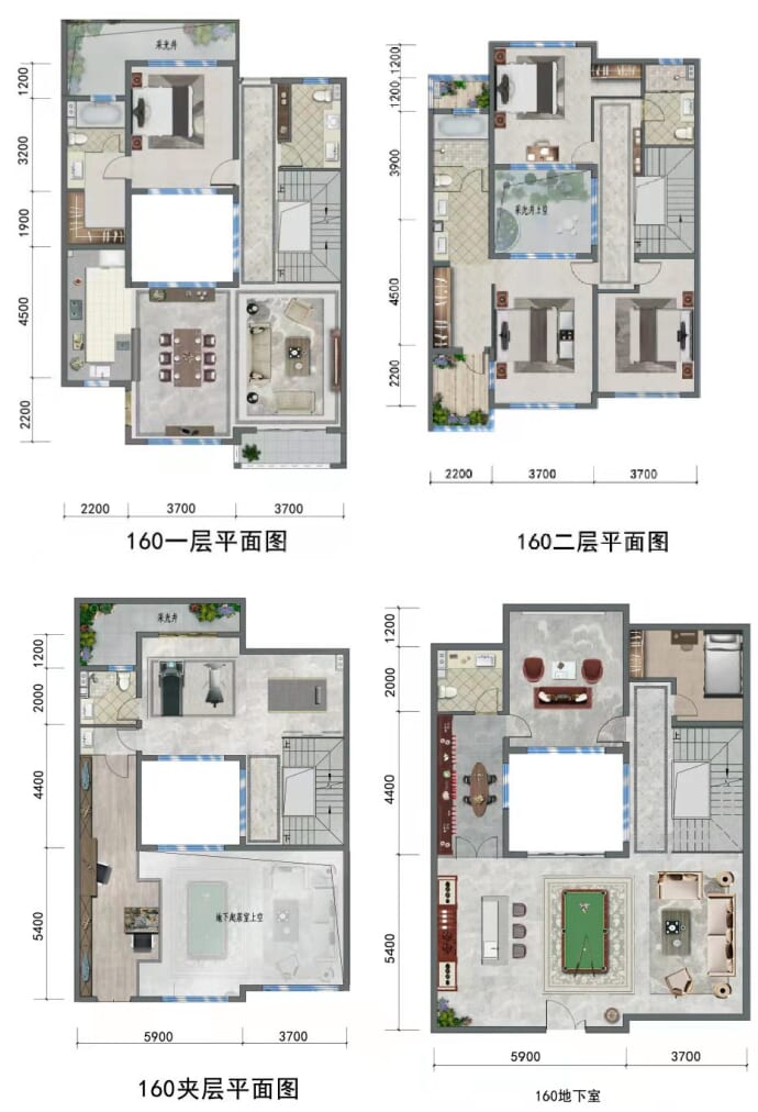 中铁诺德山海春风--建面 160m²