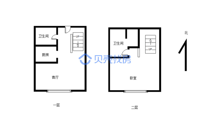 卖点、一字楼 前排没遮挡、边户采光充足-户型图