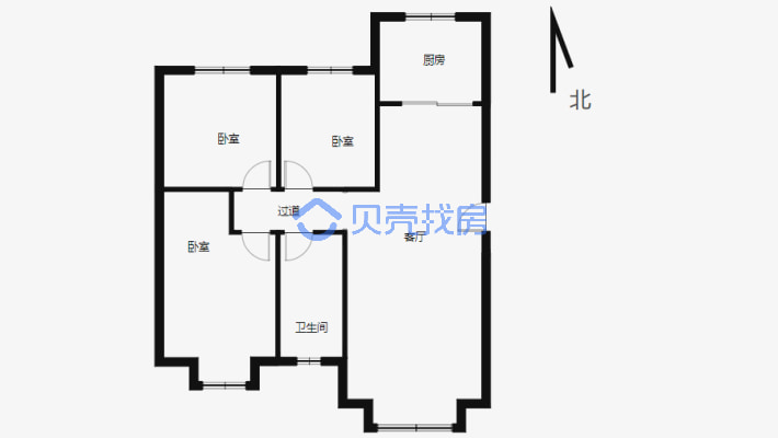 溪语原筑3室精装修出售中欢迎咨询看房-户型图