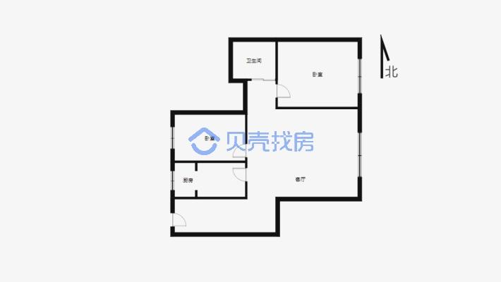 北京路地铁口   多层得房率高   小区环境优美-户型图
