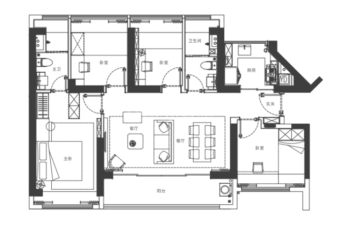 华侨城四海华亭--建面 112m²