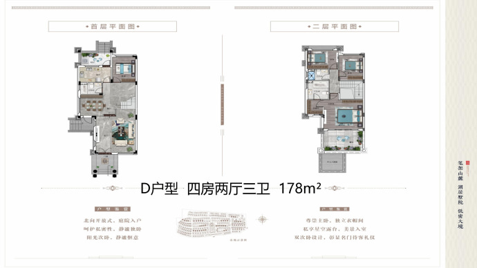 恒大林语墅--建面 178m²