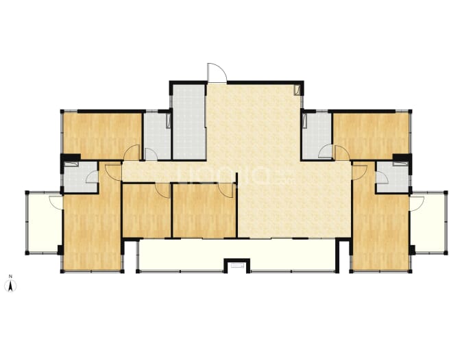 万丰江境5室2厅4卫户型图