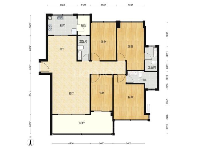 博爱里--建面 170m²