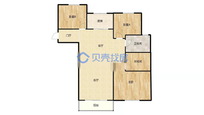 翰林汇公寓3-2-1-1 266.00m² 228 万-户型图
