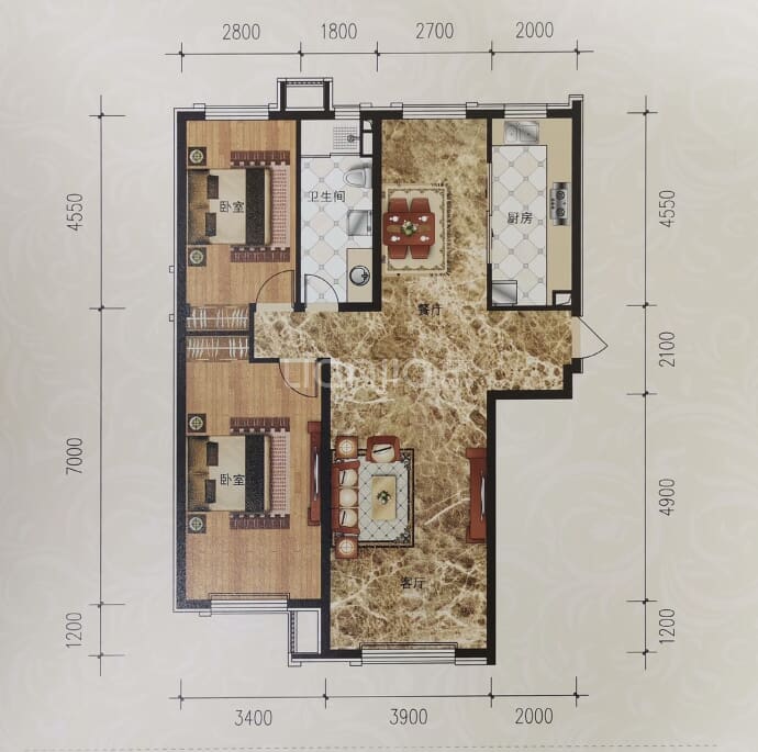 佳和新城--建面 120m²