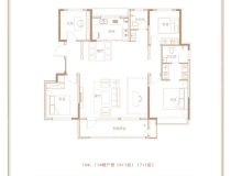 尚美云璟4室2厅2卫户型图