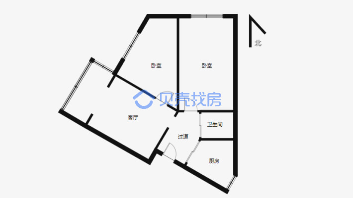 西北路 友好商圈 交通便利  精装修-户型图