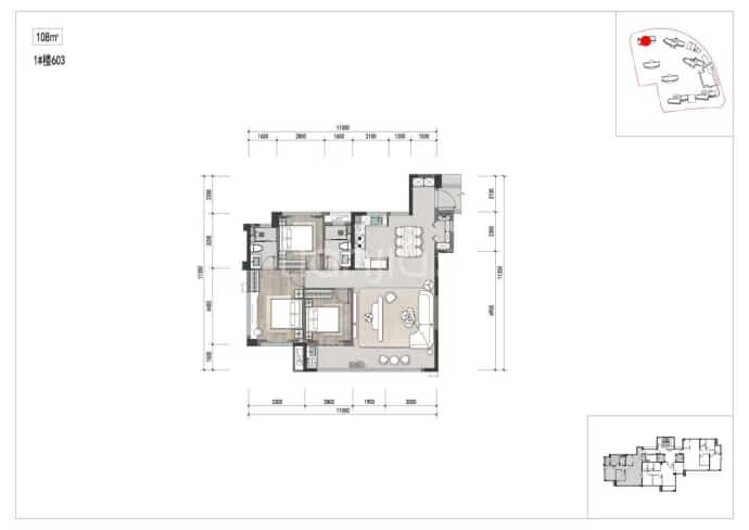 联发嘉悦府--建面 108m²
