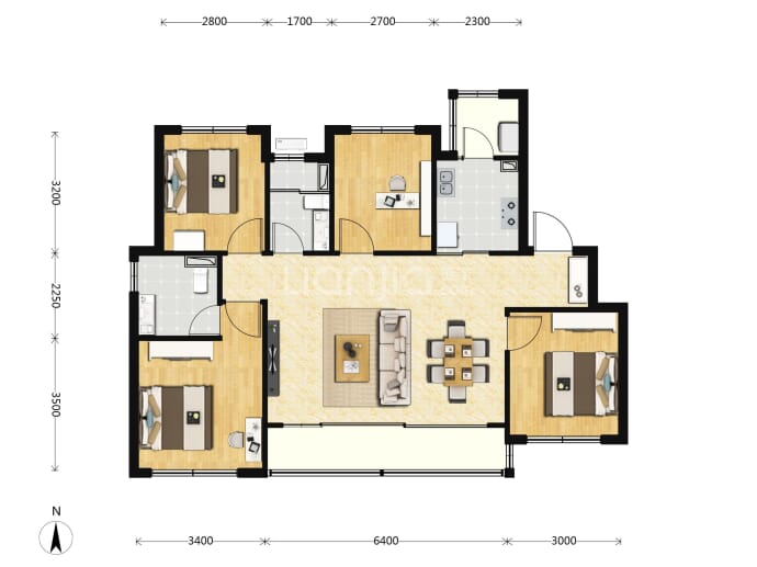 建发璞云--建面 108m²