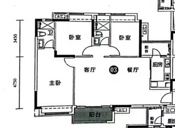 四季金谷--建面 111.8m²