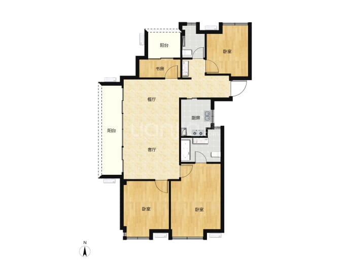 巨荣光明里--建面 128m²