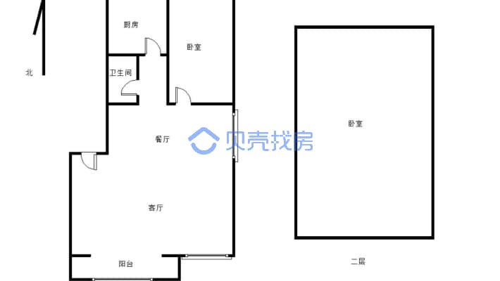 万里香格里拉  3、4楼复式，有证可按揭 看房有钥匙-户型图