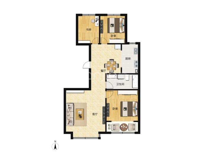 德润庄园--建面 112m²