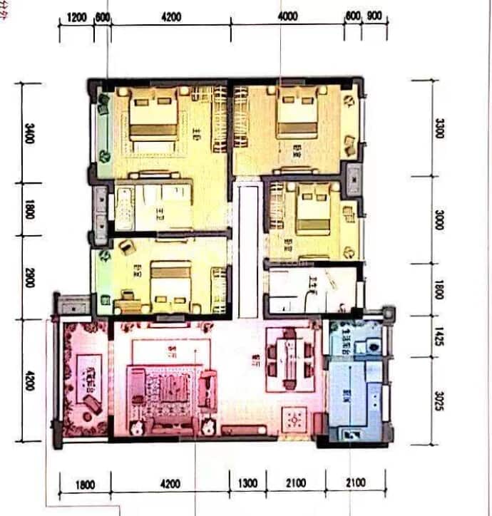 嘉裕第六洲--建面 135m²