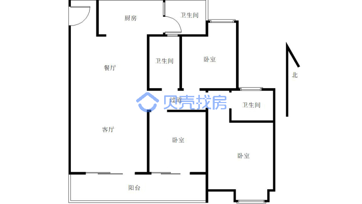 苏州园林式风格，电梯小号高层，人车分流-户型图