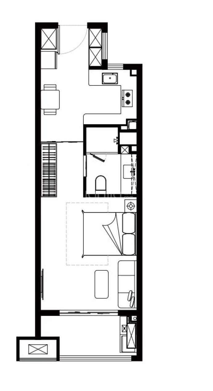 古北悦公馆--建面 60m²