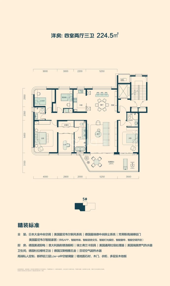 福来喜园--建面 224.5m²