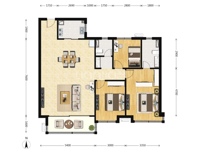 高科·枫林九里|境阅里--建面 131m²