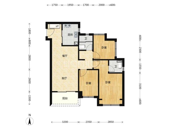 润曜府--建面 81m²