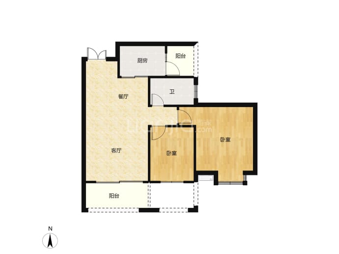 北尚御景--建面 81.92m²