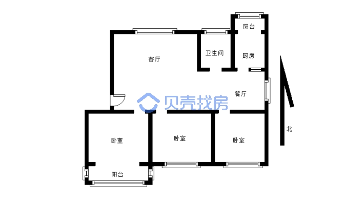 阳城公园旁户型好配套全·········-户型图