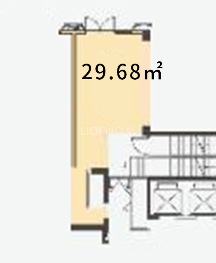 天玑公馆--建面 29.68m²