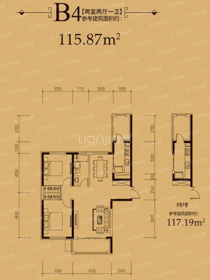 爱达·壹号--建面 115.87m²