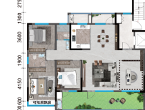 金域璞樾3室3厅3卫户型图