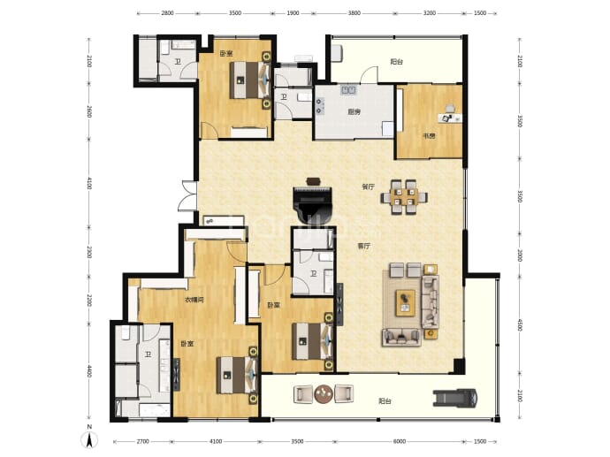 佰昌·和江山--建面 283m²