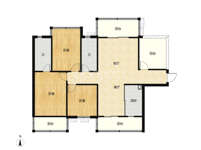 交投和顺江湾--建面 120m²