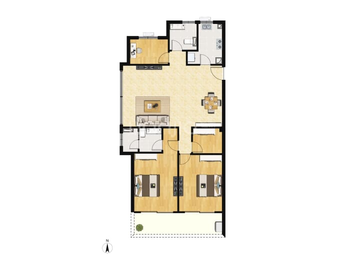 荣安·山海麓园--建面 103m²