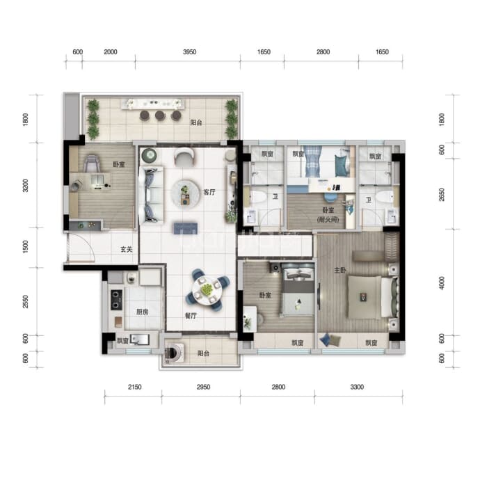 四会碧桂园东城壹品--建面 117m²