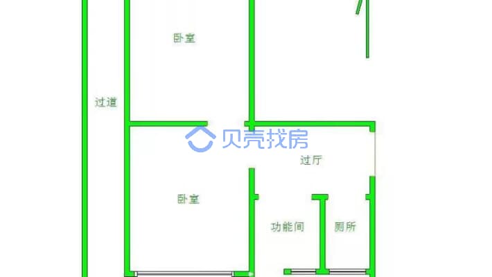 纺织站宿舍 近医院 商圈成熟 宜居！房东直卖价格可议-户型图