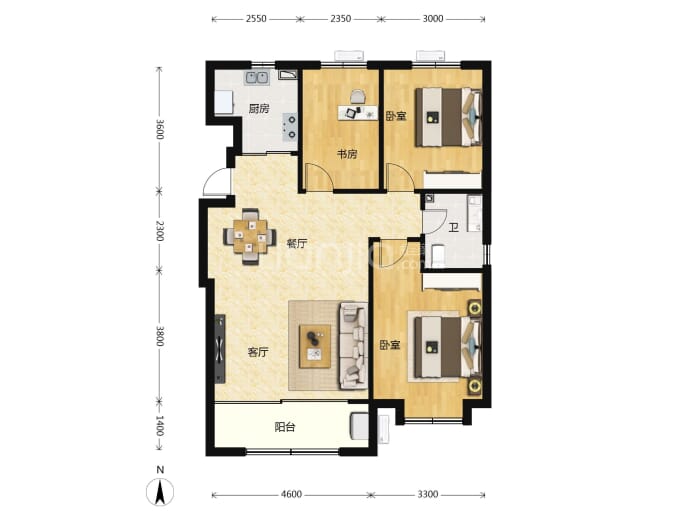 假日壹号二期--建面 106m²