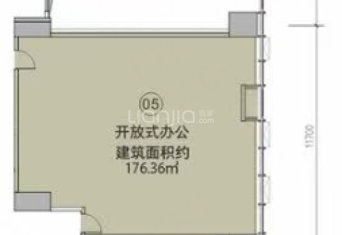 铭泰·建粤商务中心--建面 176.36m²