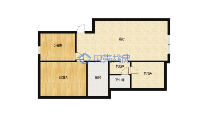 出门就是步行街  购物逛街方便  业主诚意出售-户型图