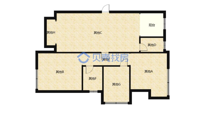 香园丽舍 4室2厅 东-户型图