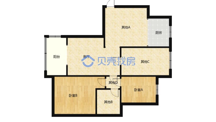 香山御园 3室2厅 南-户型图
