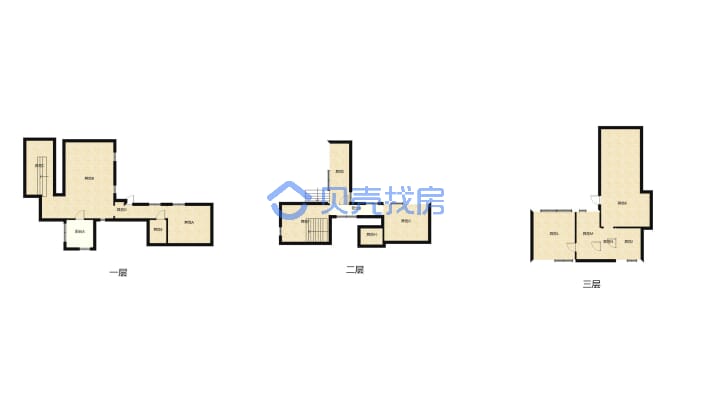 华地公元联排别墅 3+1层  实用面积350平多-户型图