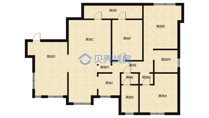 润达商圈 实验中 学 恒大绿洲 森林公园 江景-户型图