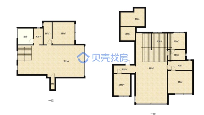 碧桂园天樾府北苑 5室2厅 南 北-户型图