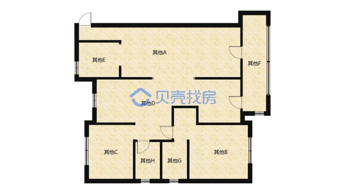 碧桂园城品好楼层4室，次新小区，证满二-户型图