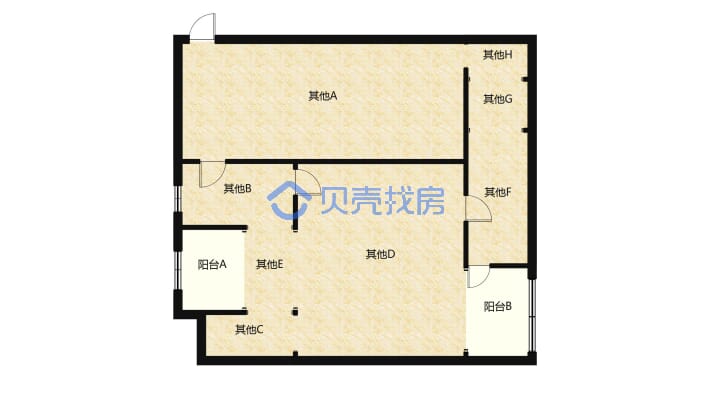 中洲慧谷 3室2厅 东南-户型图