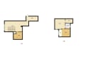 该房为loft，上下2层，3室2厅2卫精装，面积小过户便宜