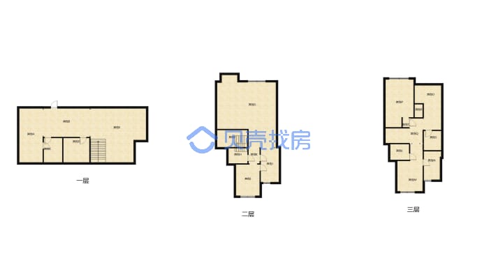 汉港观澜洋房复式带花园地下室空间大-户型图